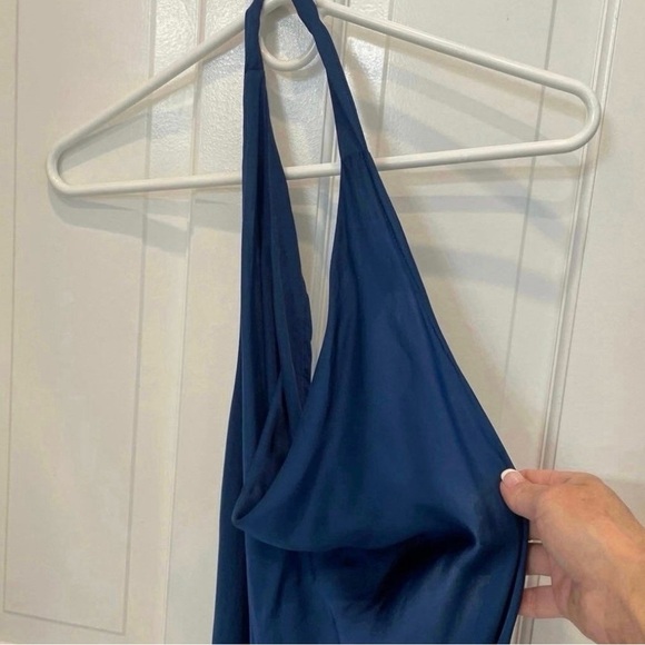 Young, Fabulous and Broke x Revolve blue midi slip dress size small - Picture 10 of 10